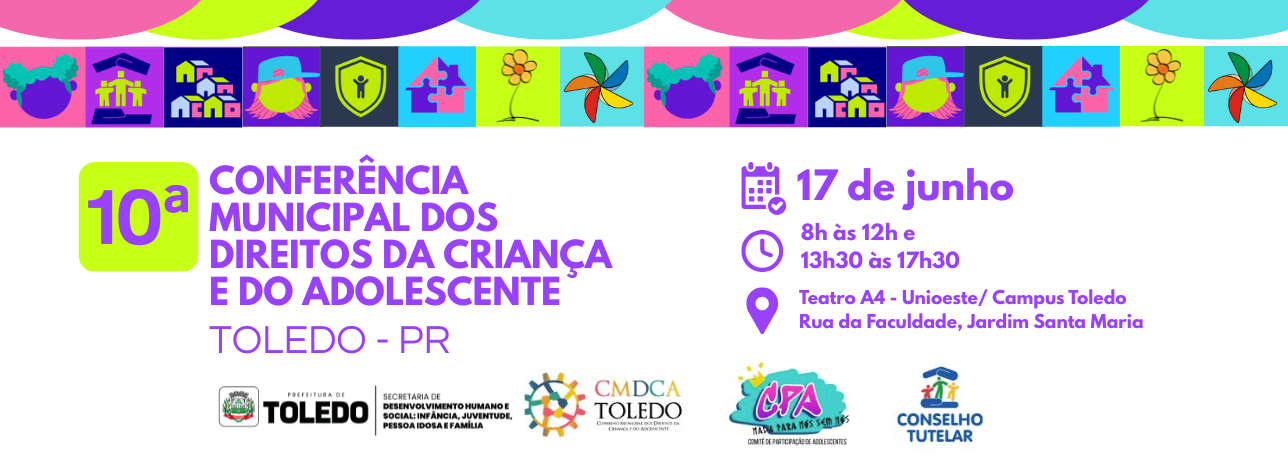 X Conferência Municipal dos Direitos da Criança e do Adolescente
