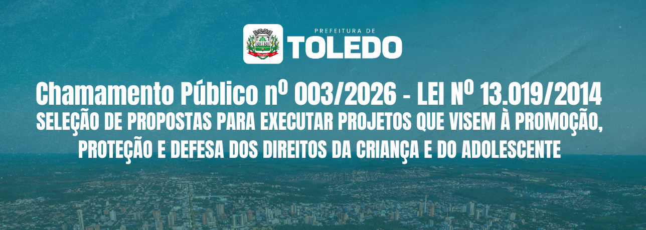 Chamamento Público nº 003/2026