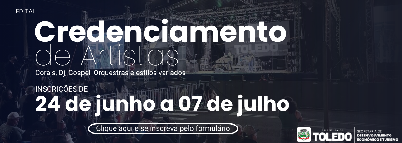 Edital de Credenciamento de Artistas