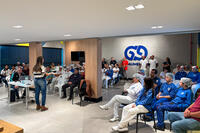 Envolvida em mobilização voltada à prevenção de acidentes e doenças laborais, equipe da Vigilância em Saúde fez ações com colaboradores do Grupo Pereira
