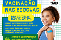 O Cmei Hilda Ângela de Marchi e as Escolas Municipais Henrique Brod, Egon Werner Bercht e Vereador Jose Pedro Brum foram as instituições escolhidas para receber a campanha Vacinação nas Escolas, que será realizado neste sábado (30)
