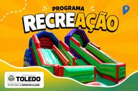 A Secretaria Municipal de Esportes e Lazer oferecerá momentos de entretenimento para as crianças da cidade e do interior , com cama elástica e brinquedos infláveis
