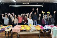 Participantes dos cursos de crochê e artesanato em vidros do CEU das Artes apresentaram seus trabalhos no encerramento do semestre