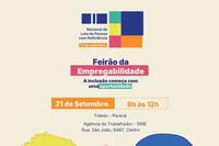 Feirão será realizado em 21 de setembro, na Agência do Trabalhador, com atendimento a trabalhadores e empresas