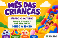 Programação começa no Parque Ecológico Diva Paim Barth e segue com atividades gratuitas em diferentes locais de Toledo ao longo de outubro