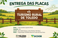 Evento nesta quarta-feira (21), no Sítio Della Pasqua, também terá a assinatura simbólica de três leis municipais voltadas à valorização e à promoção do turismo