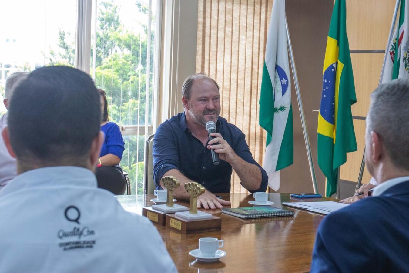 Representantes do poder público e da sociedade civil celebraram envio aos fundos no valor de R$ 714,8 mil, advindos de parte do imposto de renda pago pela empresa