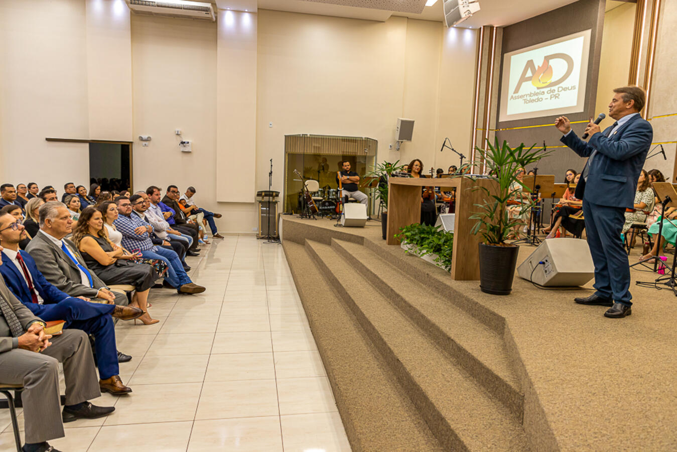 Momentos de fé: missa e culto fizeram parte comemorações dos 70 Anos