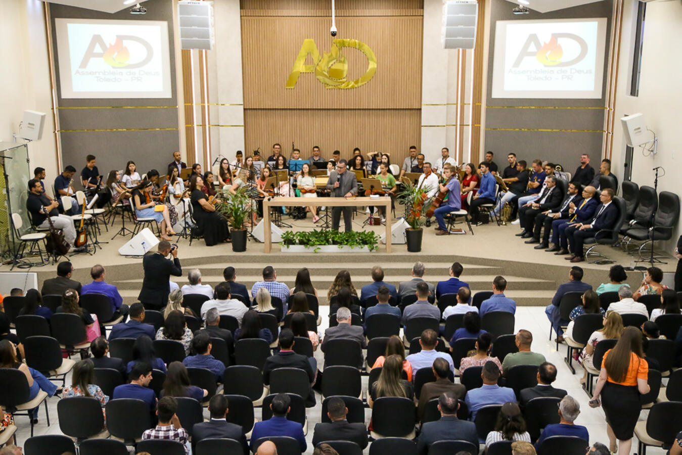 Momentos de fé: missa e culto fizeram parte comemorações dos 70 Anos