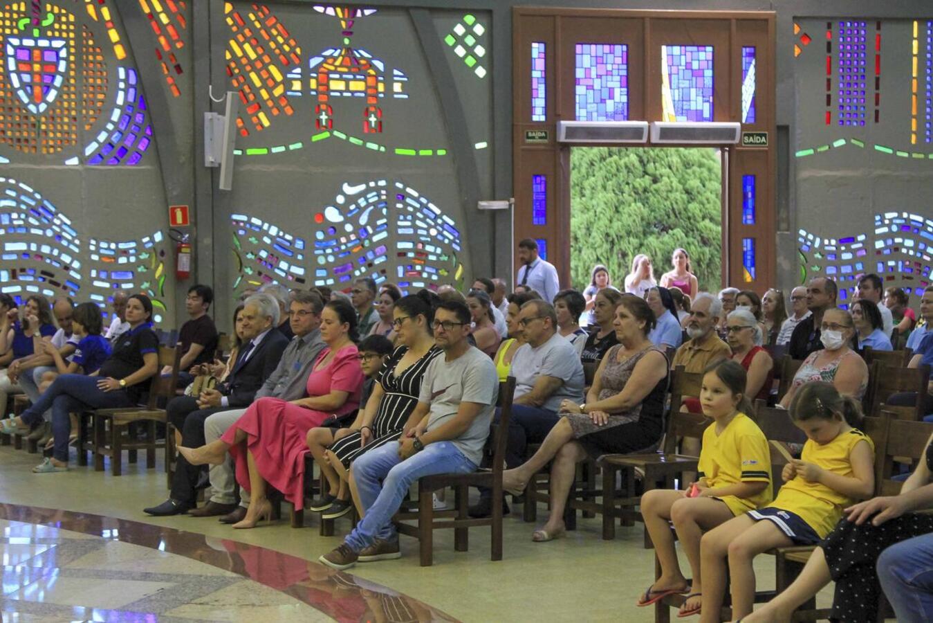 Momentos de fé: missa e culto fizeram parte comemorações dos 70 Anos