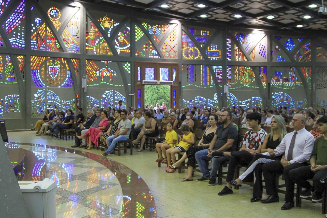 Momentos de fé: missa e culto fizeram parte comemorações dos 70 Anos