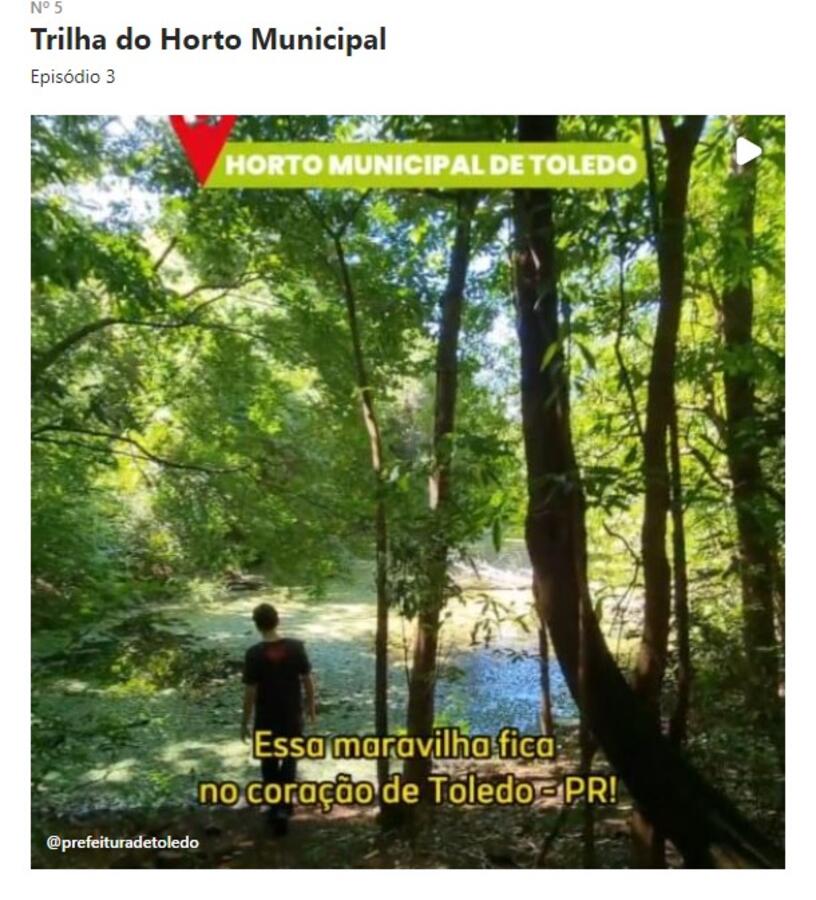 Trilha do Horto Municipal