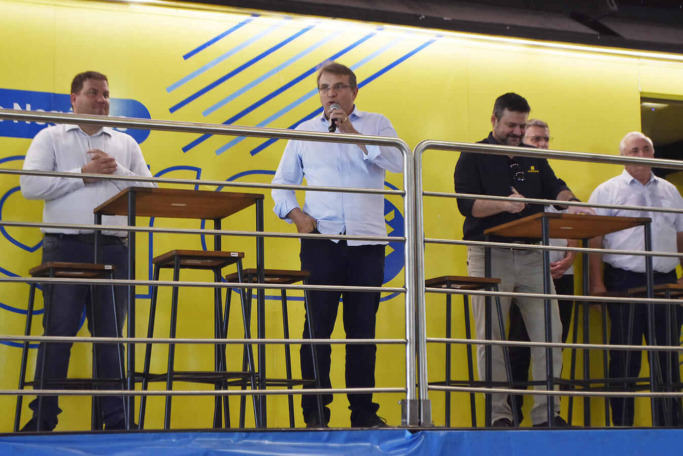 Prefeito Beto Lunitti e secretário Diego Bonaldo prestigiaram etapa local do Circuito de Negócios Agro, realizado hoje (23) no Centro de Eventos Ismael Sperafico