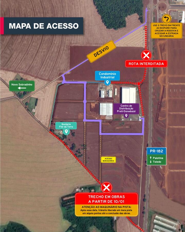 Prefeitura e Biopark orientam sobre intervenções na OT-313