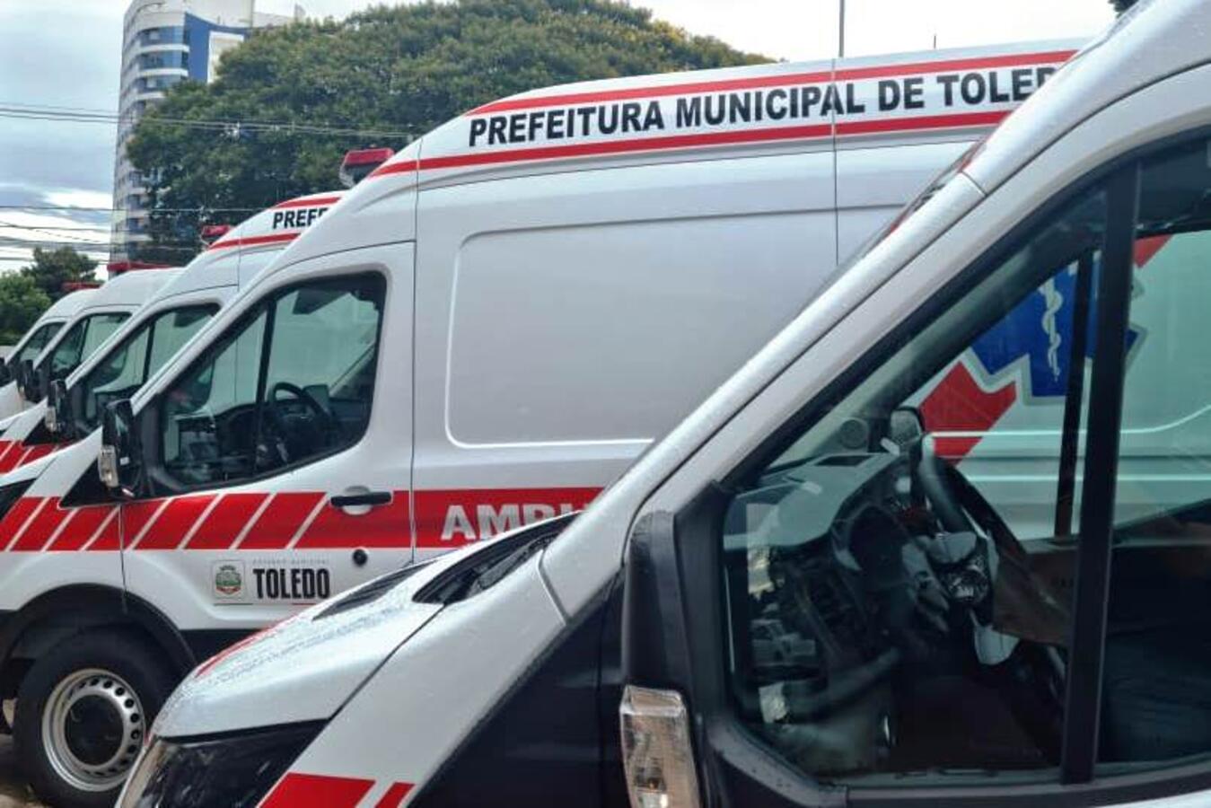 É a primeira vez que a frota da Secretaria de Saúde recebe um quantitativo tão expressivo de ambulâncias e carros para transporte de passageiros