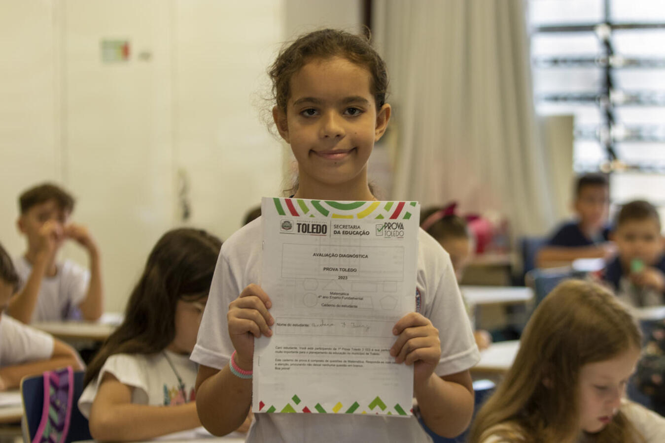 A Prova Toledo foi aplicada pelos próprios professores regentes de turmas para as crianças matriculadas nos 3º, 4º e 5º anos da Rede Municipal de Ensino