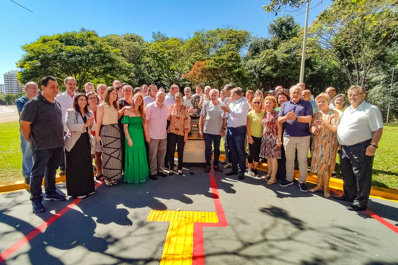 Após rosto de Diva Paim Barth ficar eternizado em parque ecológico que tem o seu nome, data teve o 34º Encontro dos Pioneiros, do qual mais de 1.000 pessoas participaram