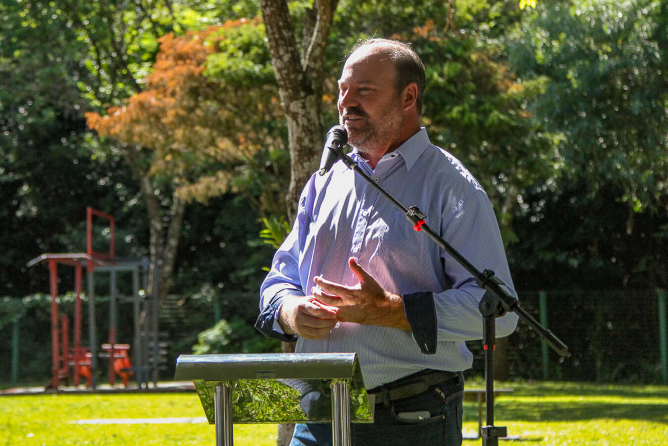Após rosto de Diva Paim Barth ficar eternizado em parque ecológico que tem o seu nome, data teve o 34º Encontro dos Pioneiros, do qual mais de 1.000 pessoas participaram