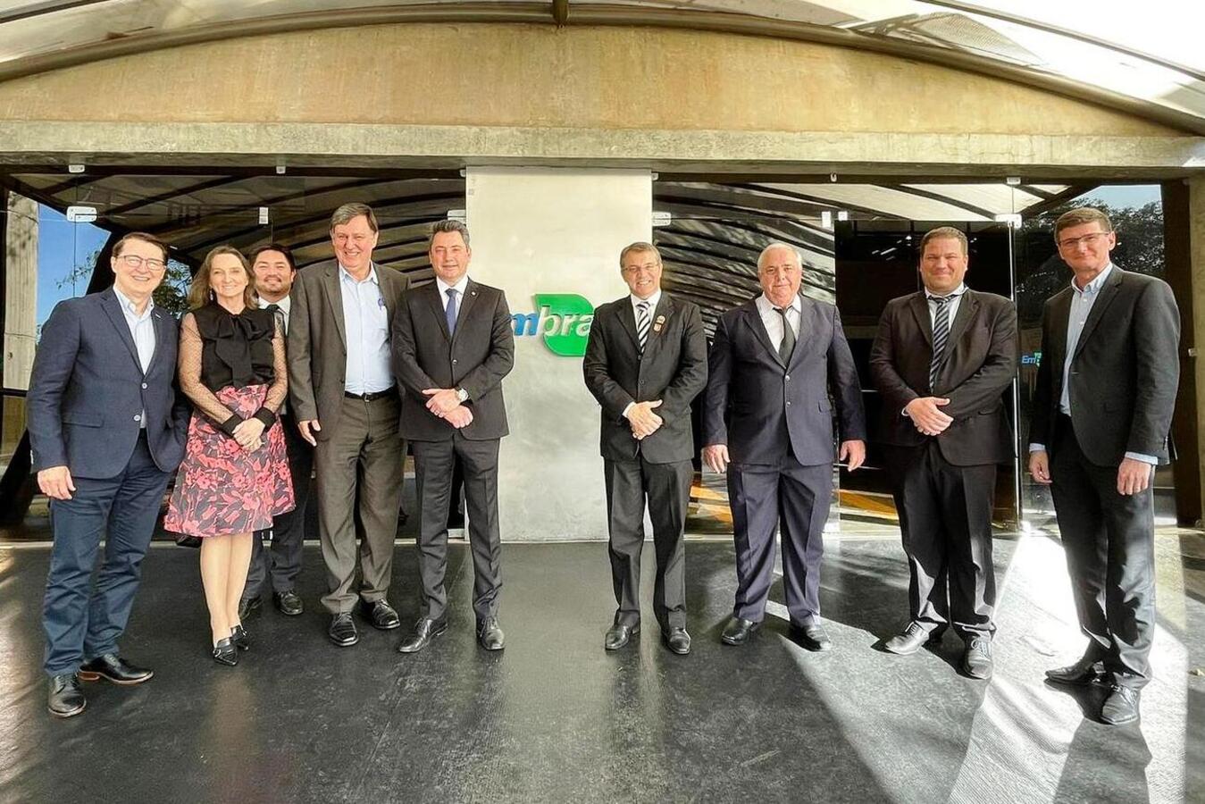 Comitiva que esteve em Brasilia durante a tratativa (foto: Divulgação)