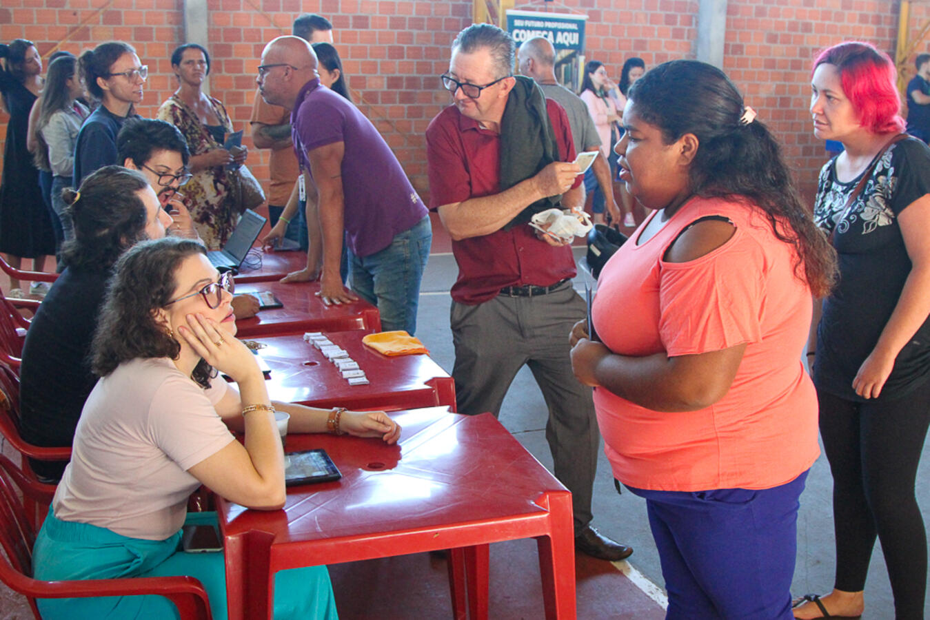 Sine Itinerante reúne mais de 300 pessoas na Vila Pioneiro (foto: Ricardo Morante/Prefeitura de Toledo)