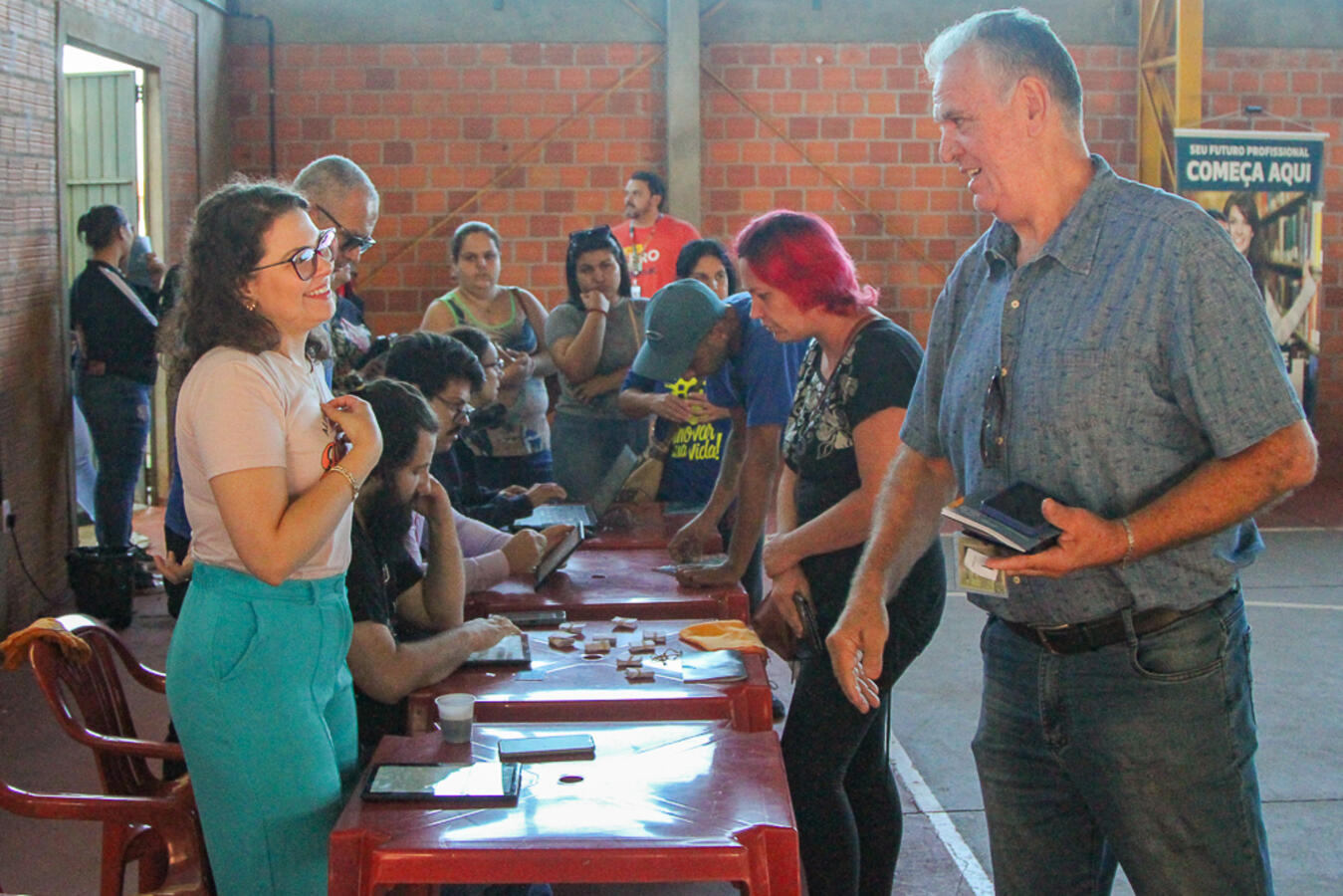 Sine Itinerante reúne mais de 300 pessoas na Vila Pioneiro (foto: Ricardo Morante/Prefeitura de Toledo)