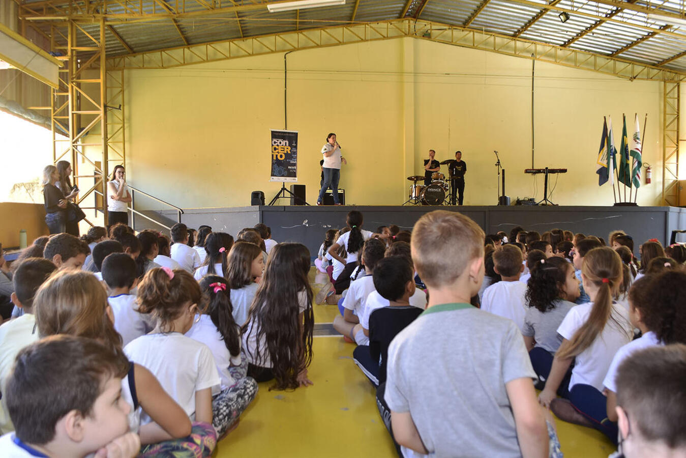 Escola Borges de Medeiros recebe recital da SerPrati (foto: Carlos Rodrigues/Prefeitura de Toledo)