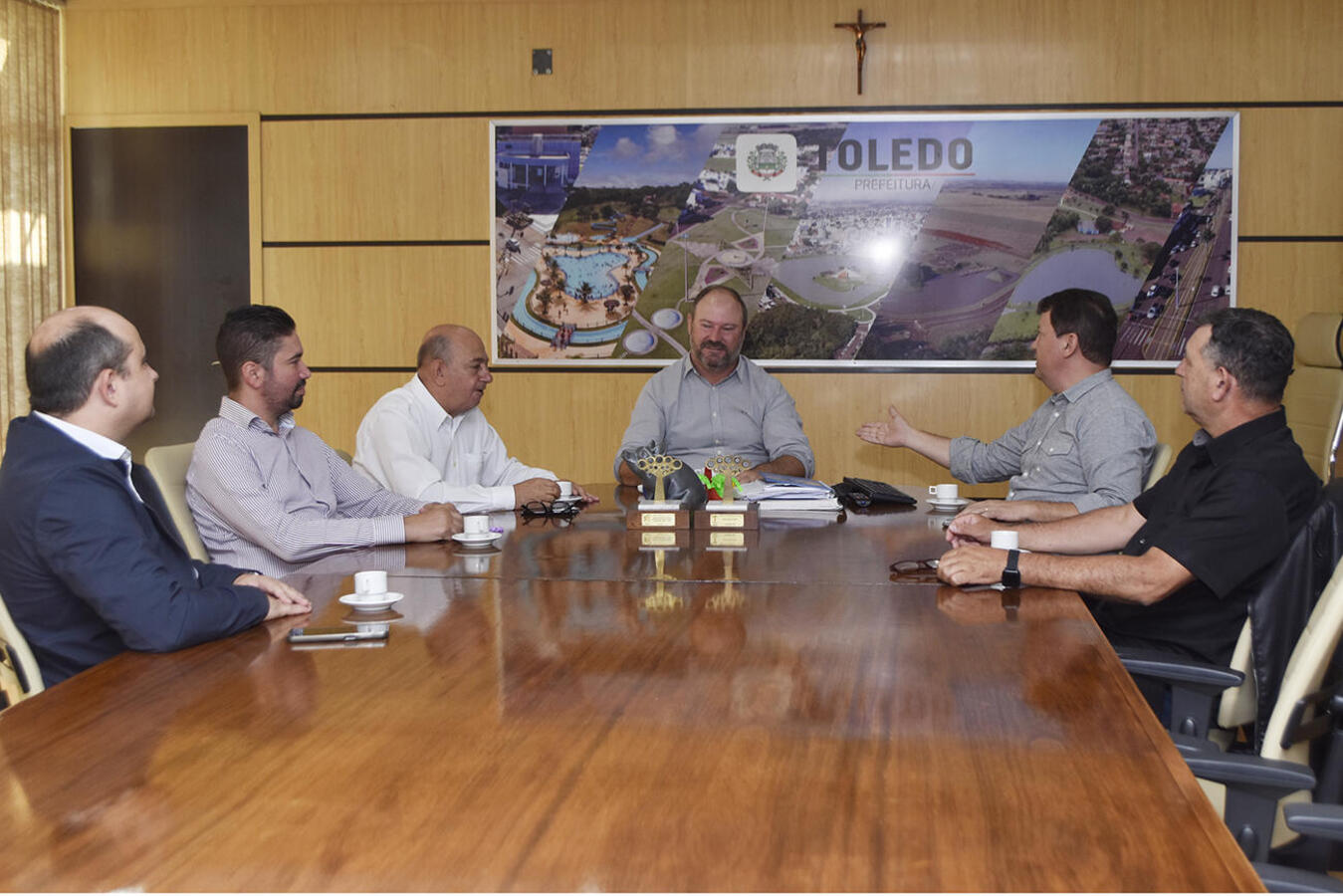 Representante do Governo do Paraná veio a Toledo para conversa técnica