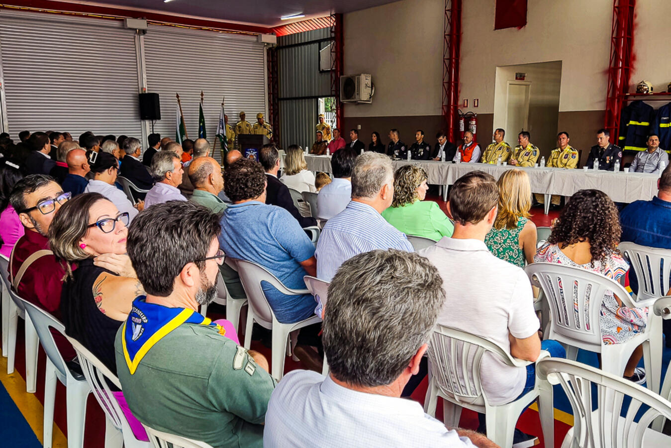 Governo Municipal participa da troca de comando do 2º Subgrupamento de Bombeiros