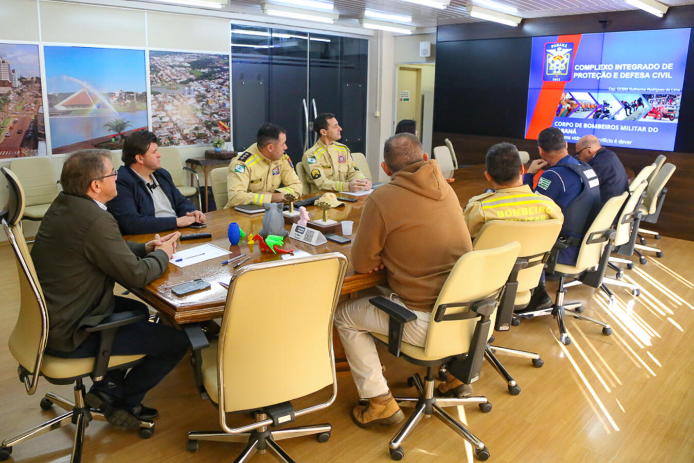 Bombeiros apresentam proposta de espaço para a Defesa Civil