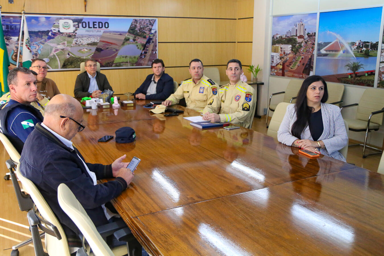 Bombeiros apresentam proposta de espaço para a Defesa Civil