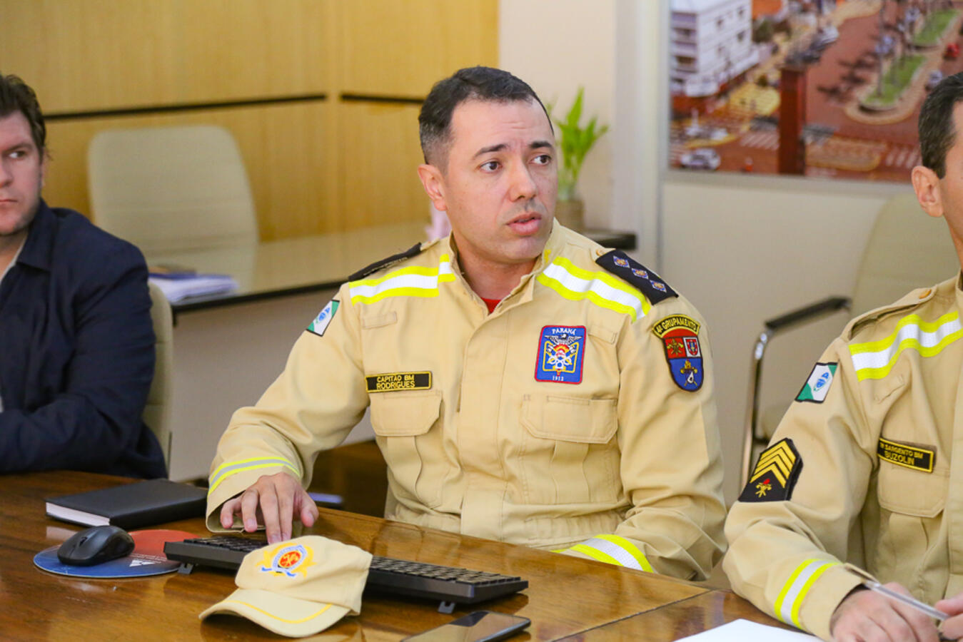 Bombeiros apresentam proposta de espaço para a Defesa Civil