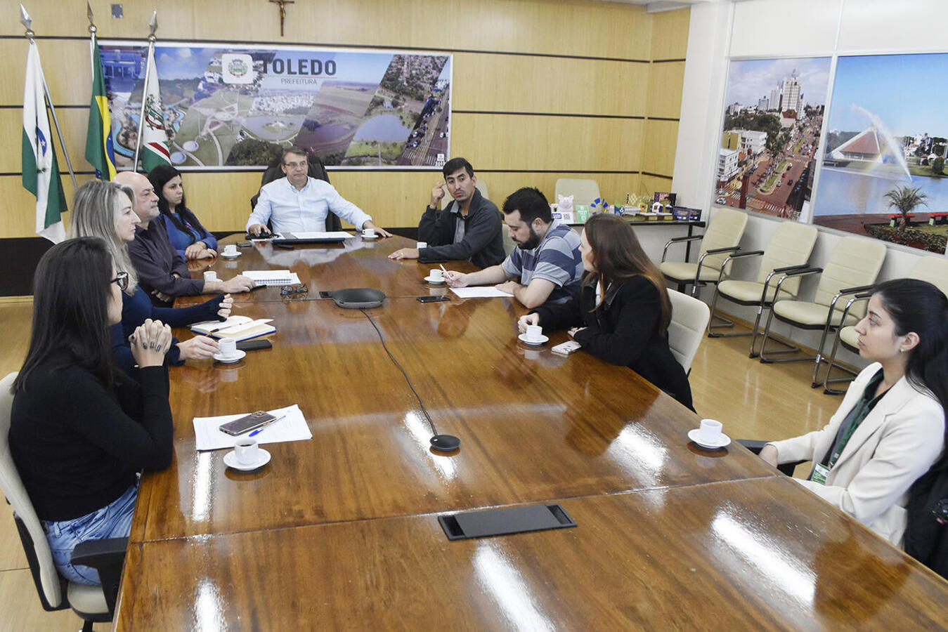 Ato na manhã desta quarta (9) na Sala de Reuniões do Gabinete do Prefeito fará obra ser retomada em breve; investimento do município será de R$ 489.018,28