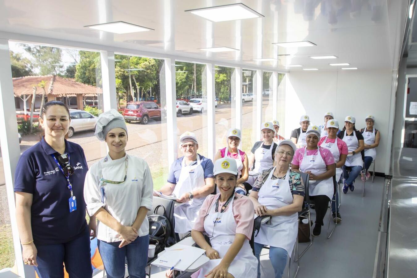 A estrutura foi montada no Clube Caça e Pesca, onde tradicionalmente acontece a Festa do Porco no Rolete