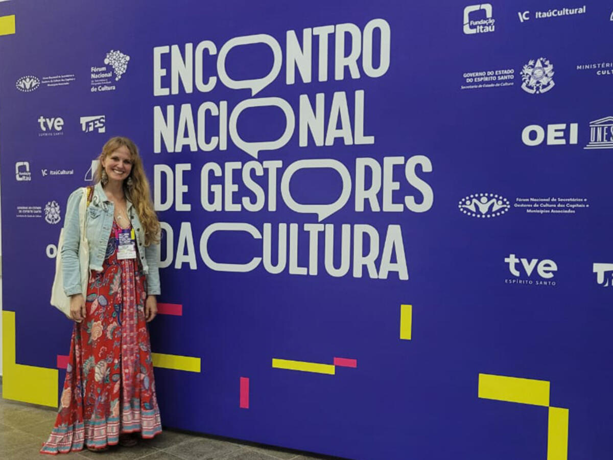 Rosselane Giordani está entre os mais de 1.100 inscritos de todos os estados que participam do ENGCult, que ocorre no início desta semana em Vitória/ES
