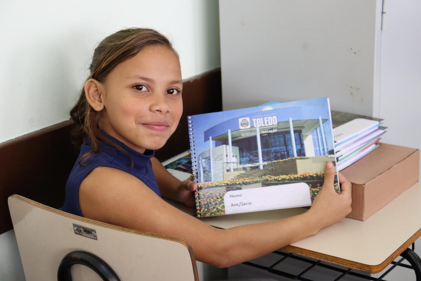 Conforme a turma em que estão matriculados, alunos da rede municipal de ensino estão recebendo materiais escolares adquiridos ao valor de R$ 2.199.043,67
