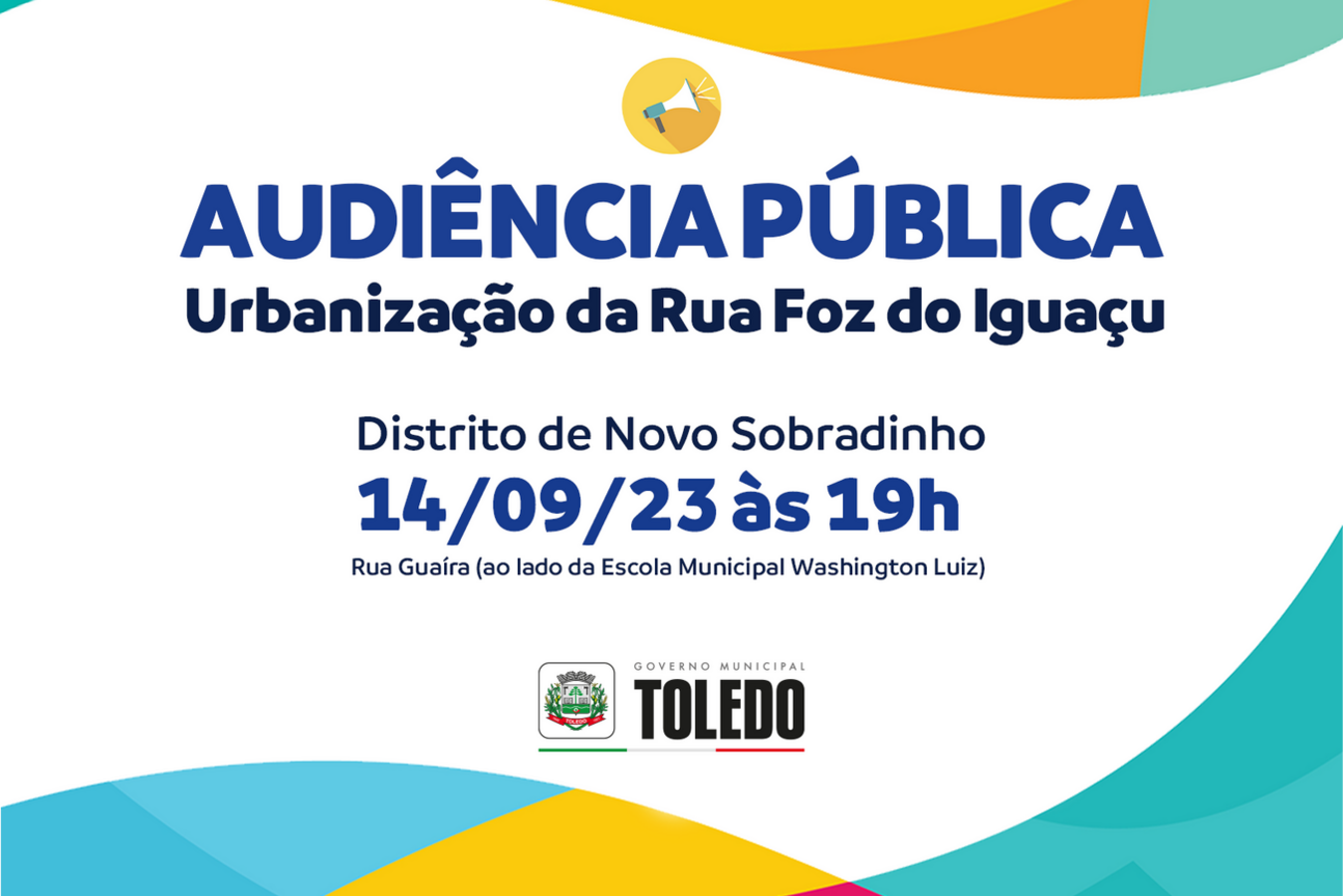 Apresentação e discussão de propostas ocorrerão nesta quinta-feira (14), às 19h, nas dependências do centro multiuso do distrito, ao lado da Escola Municipal Washington Luiz