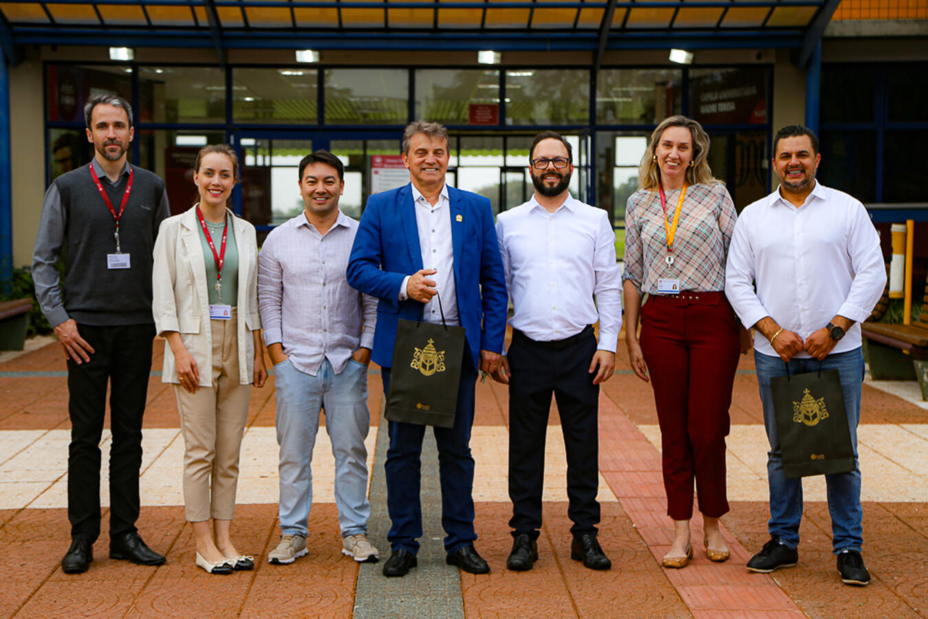 PUCPR Toledo recebe visita do prefeito e do presidente da Câmara Municipal de Toledo