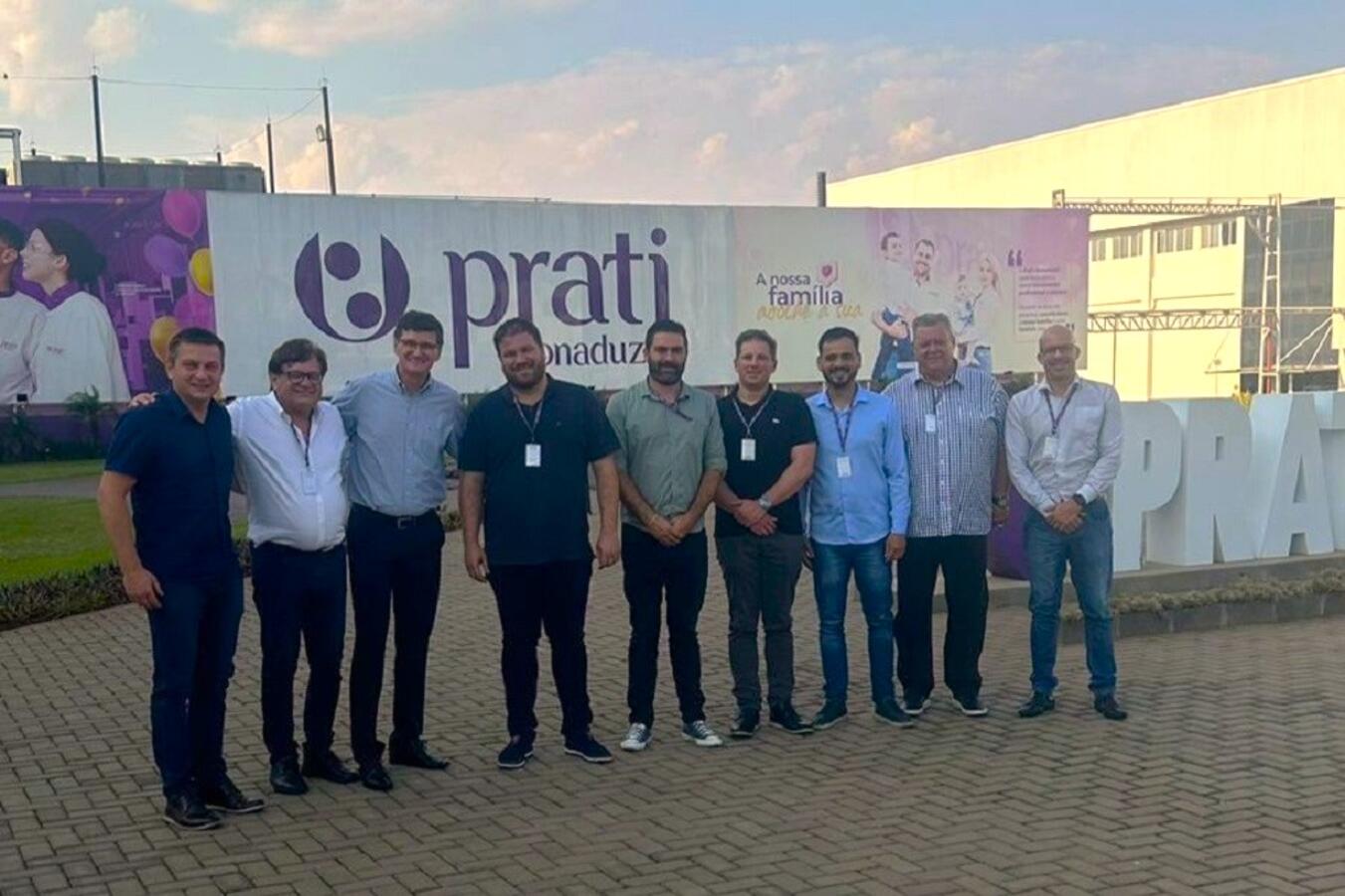 Coordenador de Trabalho e Emprego da SETR, Cassio Strapasson, esteve em Toledo nesta segunda (25) e conversou com recrutadores de BRF, Prati e Fiasul