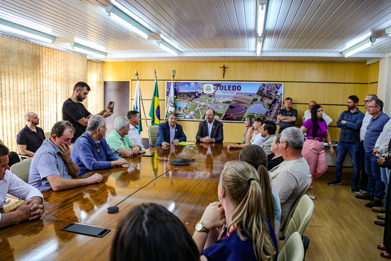 O vice-prefeito ficará à frente da Prefeitura de Toledo durante as férias do titular Beto Lunitti.