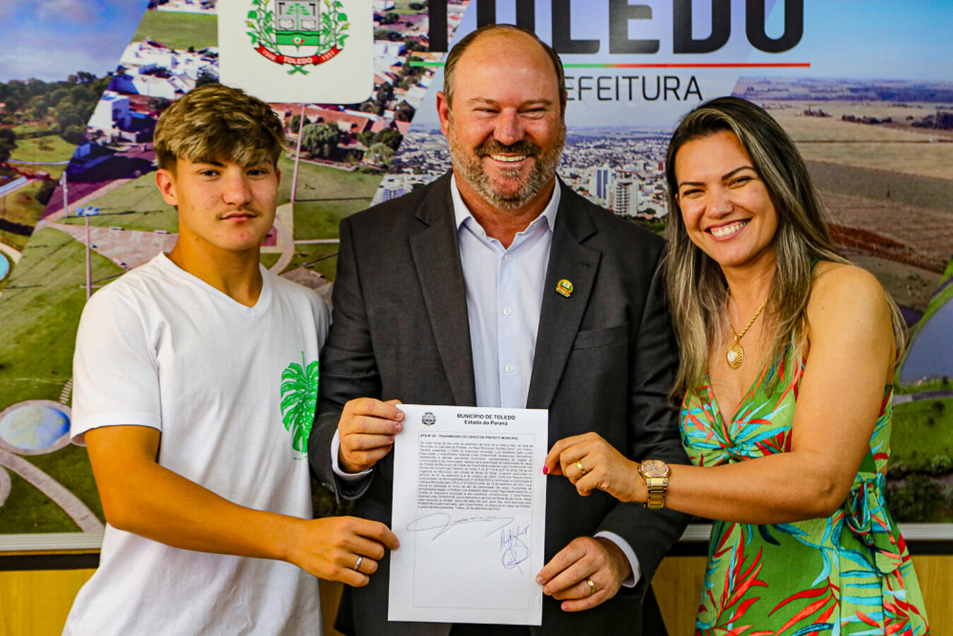 O vice-prefeito ficará à frente da Prefeitura de Toledo durante as férias do titular Beto Lunitti.