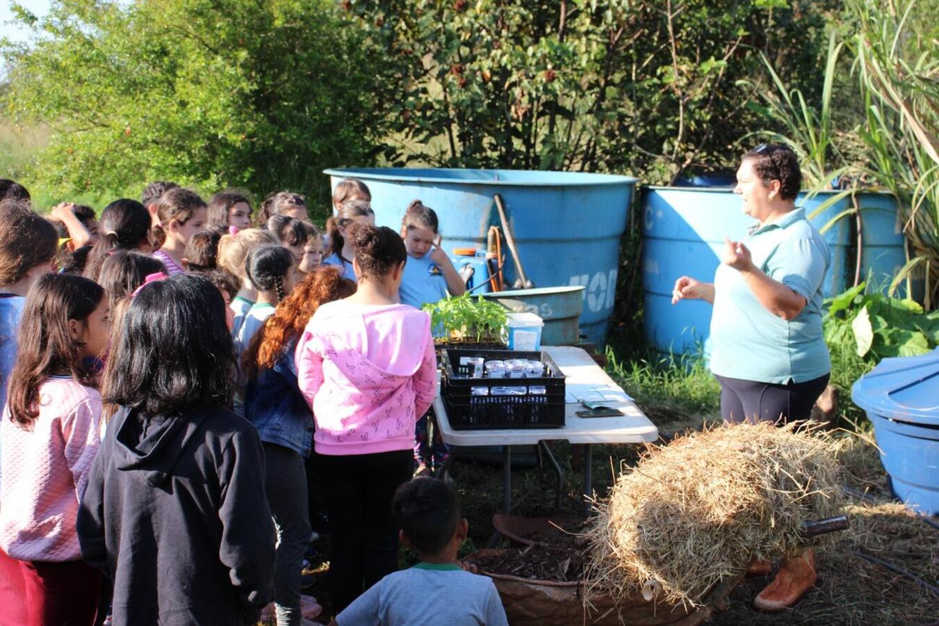 A Oficina de Introdução à Agroecologia foi ofertada na Escola Waldyr Luiz Becker nas semanas do mês de agosto deste ano