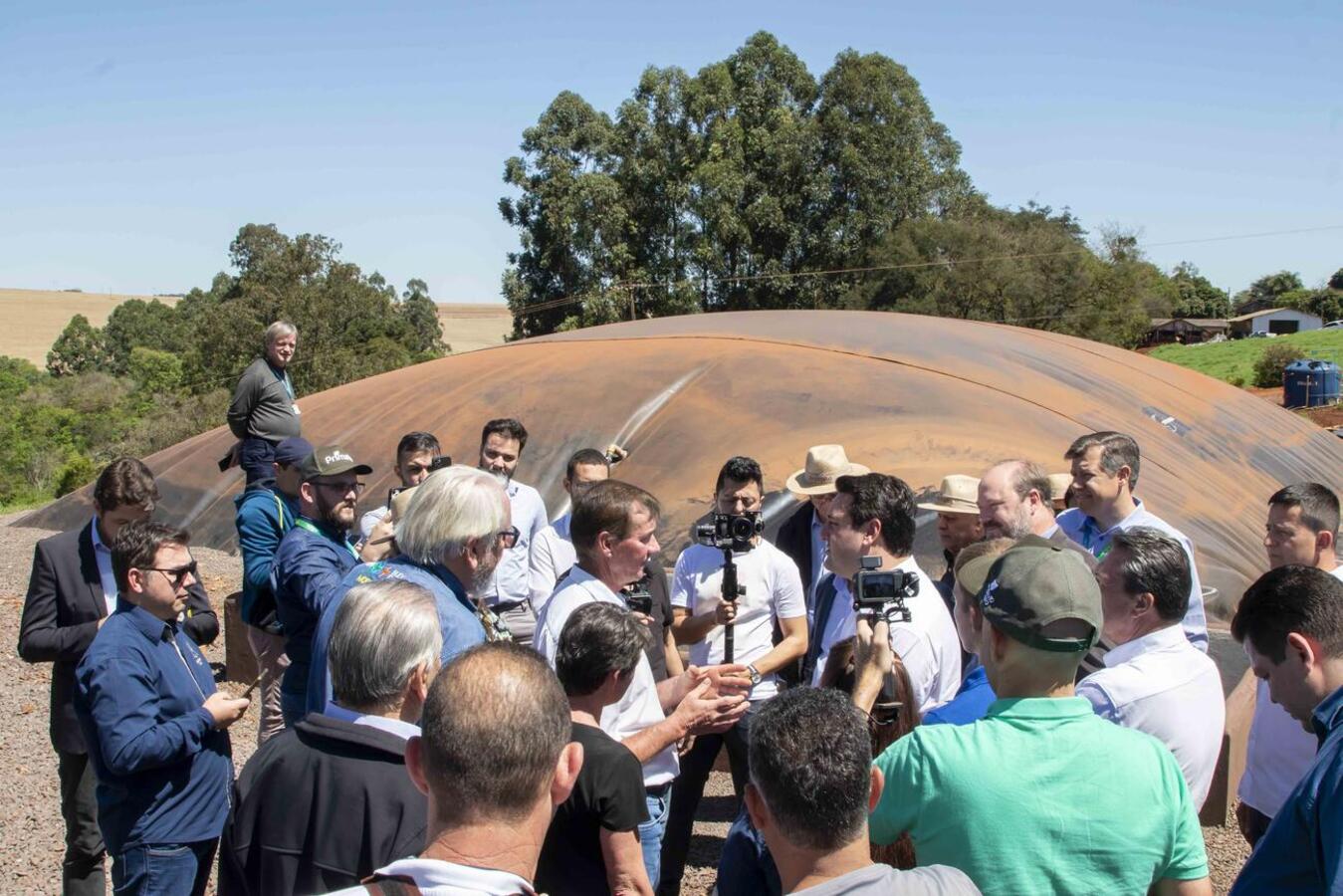 Ratinho Junior vem a Toledo para inaugurar o sistema para a produção de biogás
