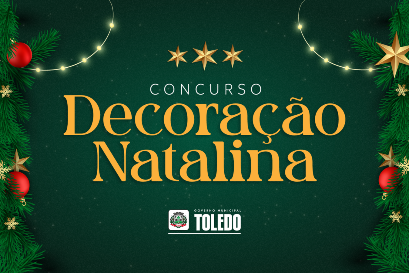 Regulamento do Concurso de Decoração Natalina de Toledo 2023 é