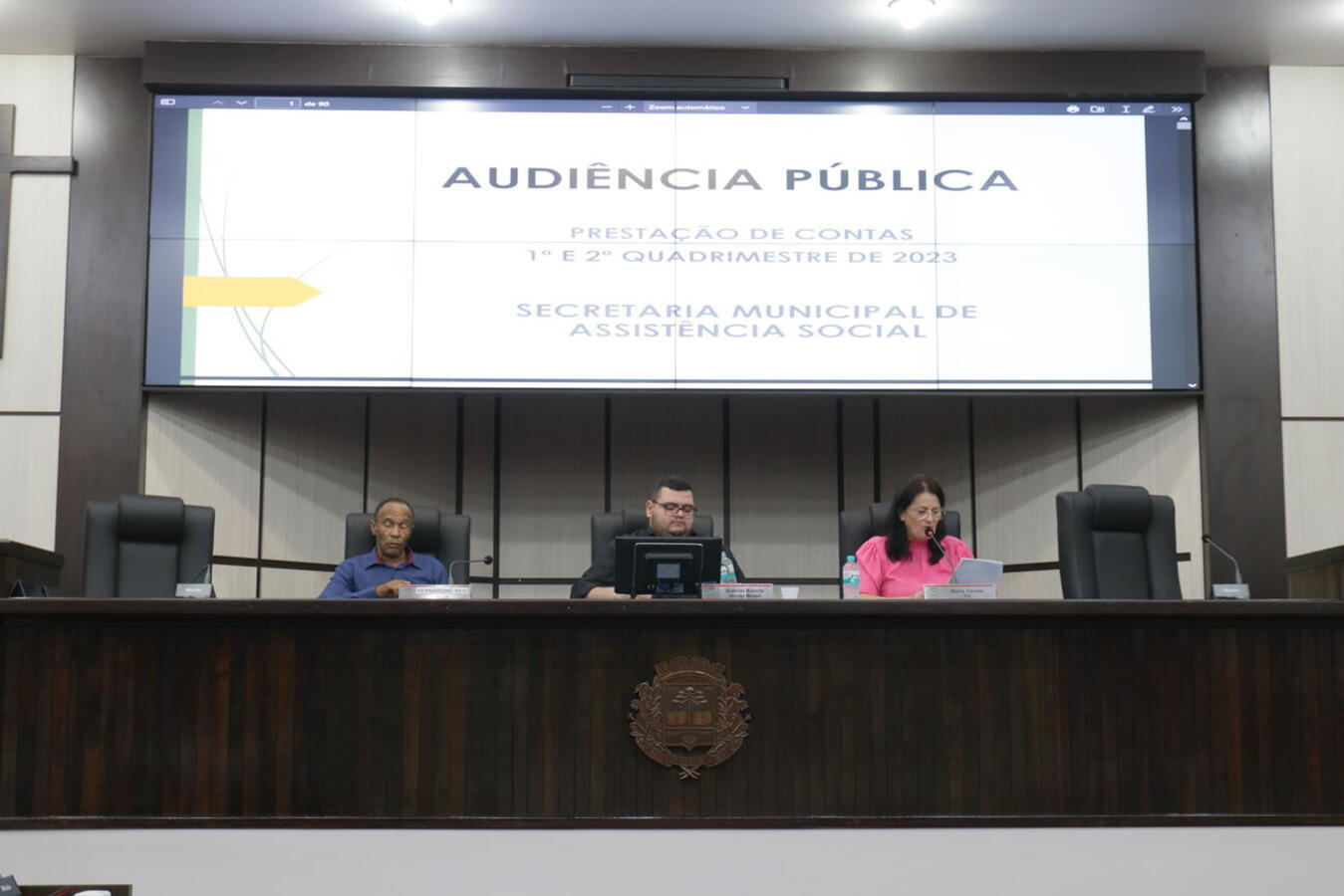 A apresentação completa pode ser conferida acessando o portal da Câmara nas redes sociais 
