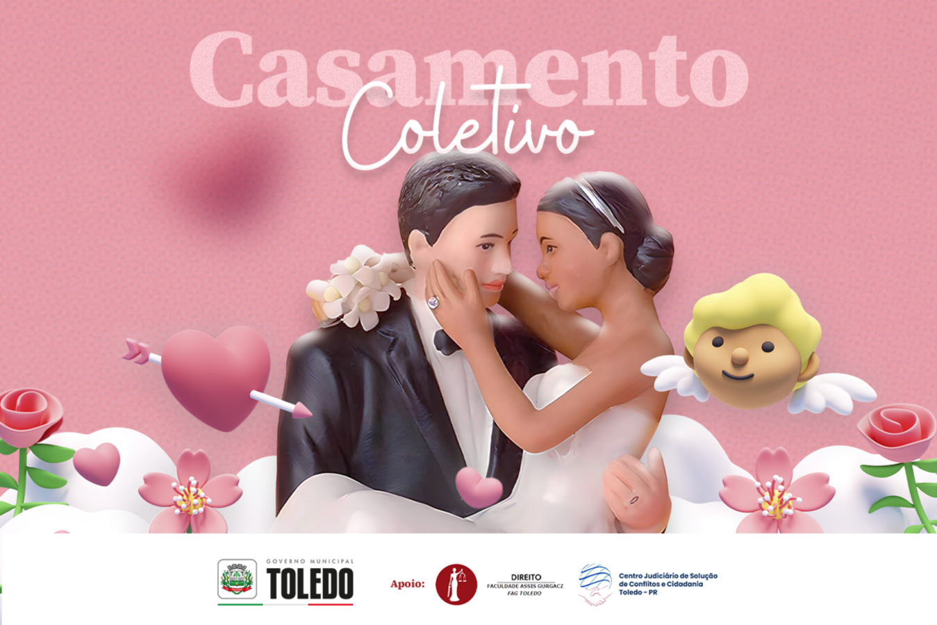 Ação da SMDH será realizado às 8h no Centro de Eventos Desireé Refosco e tem apoio da FAG, do Cejusc e do 3º Tabelionato de Notas e Registro Civil de Toledo
