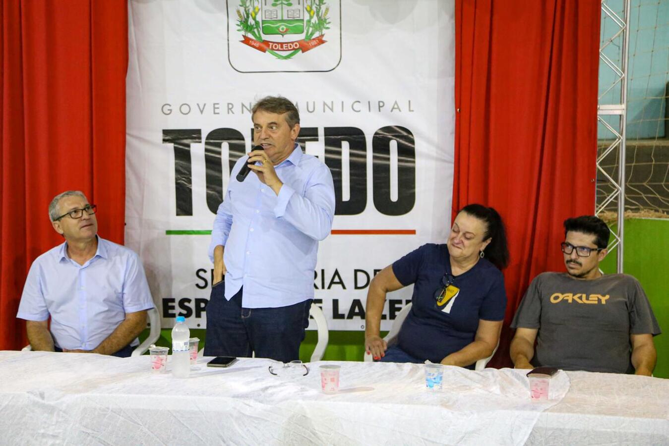 Euzébio Garcia recebeu cerimônia de abertura dos Jogos Abertos de Toledo 