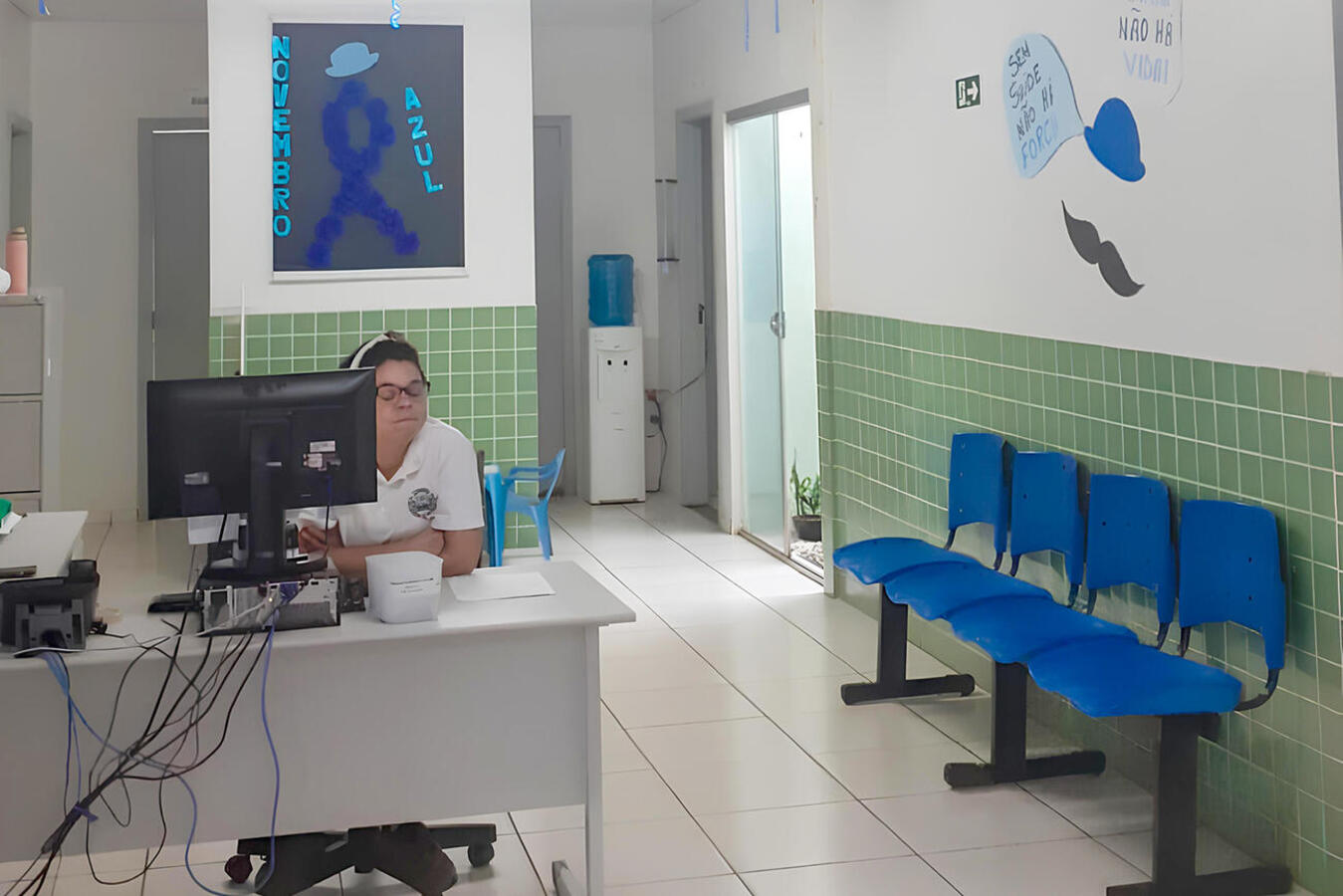 Unidade de saúde do distrito foi a primeira a receber, na tarde desta segunda-feira (6), atividades de saúde preventiva destinadas ao público masculino