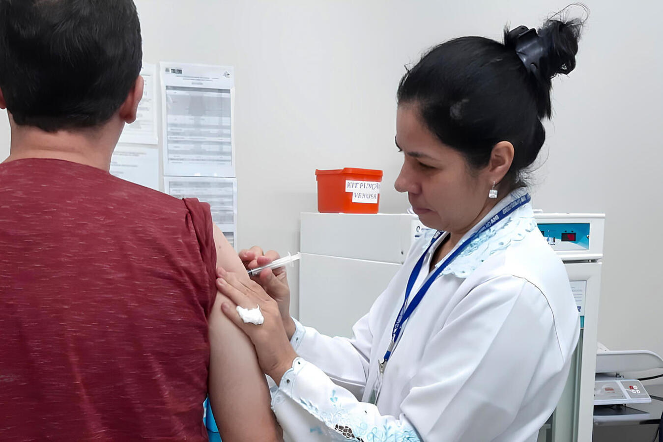 Unidade de saúde do distrito foi a primeira a receber, na tarde desta segunda-feira (6), atividades de saúde preventiva destinadas ao público masculino