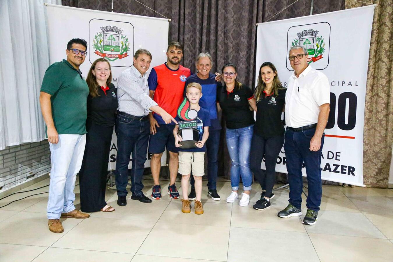 Cerimônia premia campeões dos Jogos Abertos de Toledo