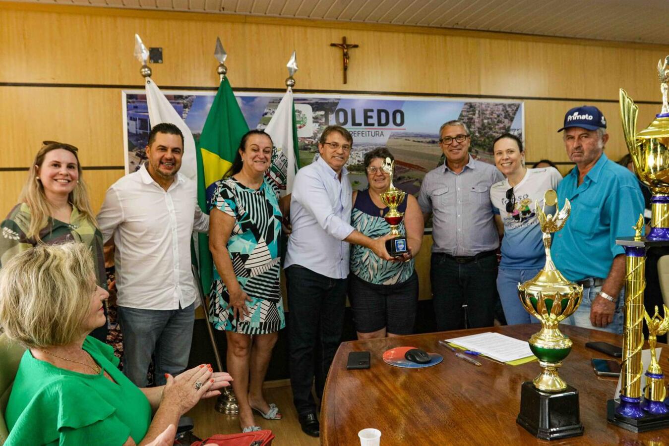 Premiação dos Jogos dos Idosos de Toledo foi entregue com a presença de 36 entidades na Sala de Reuniões da Prefeitura